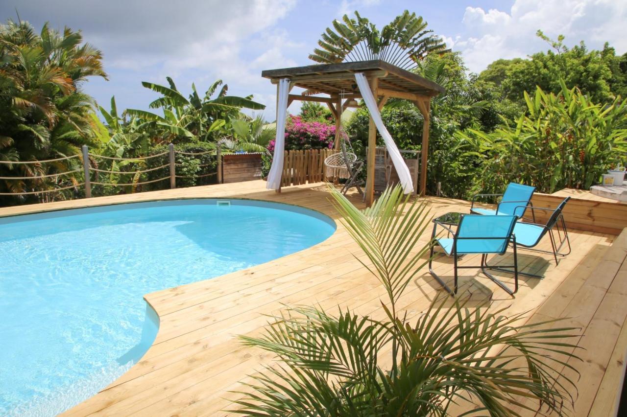 L Orchidee Bleue, Bas De Villa, Vue Mer, Piscine Privee 상트 안느 외부 사진