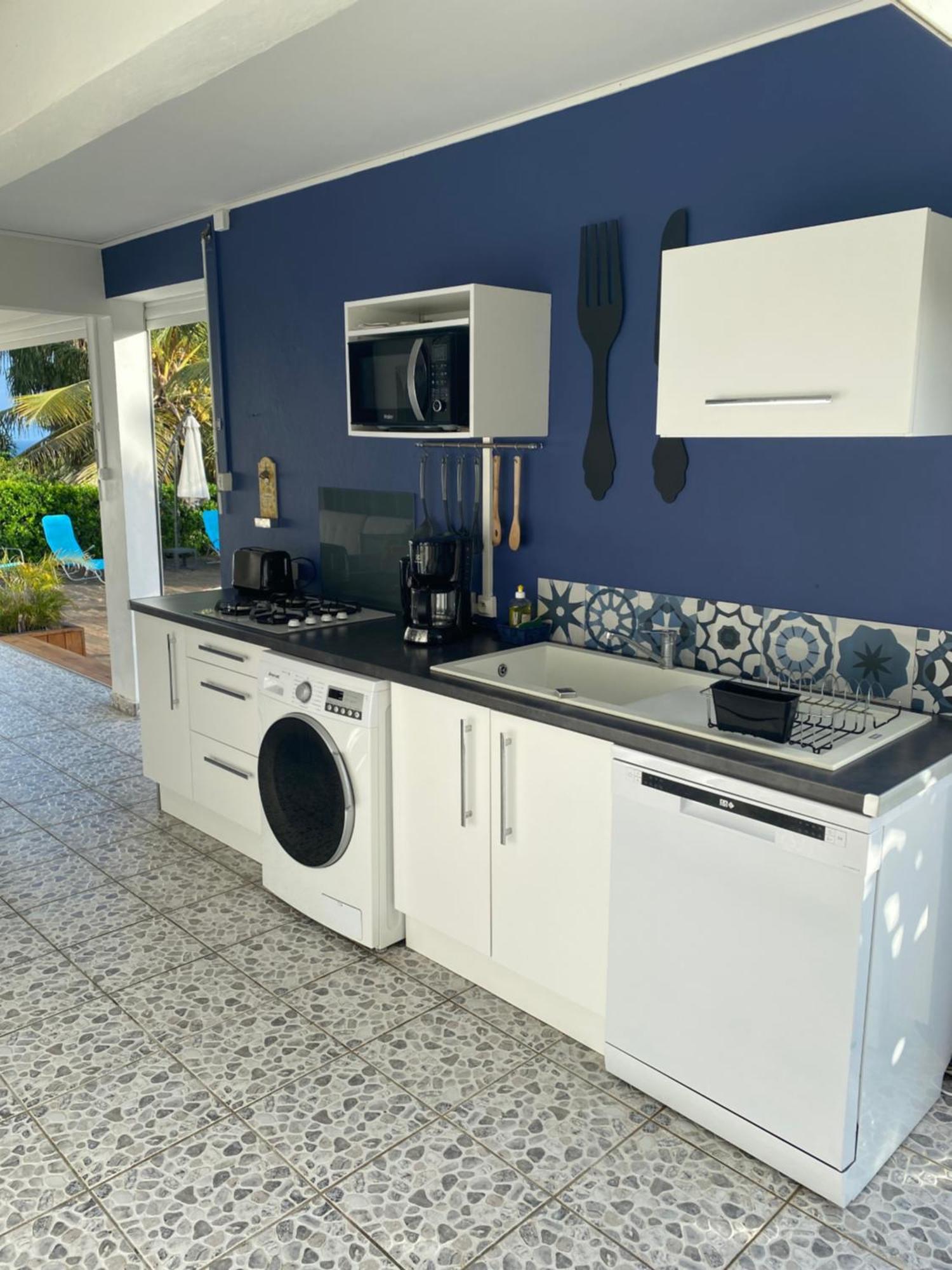 L Orchidee Bleue, Bas De Villa, Vue Mer, Piscine Privee 상트 안느 외부 사진